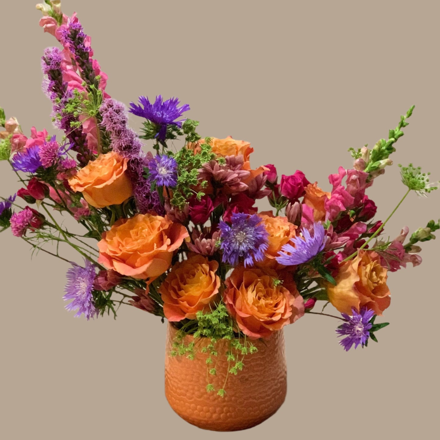 Crescent Shaped Arrangement