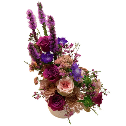 Crescent Shaped Arrangement